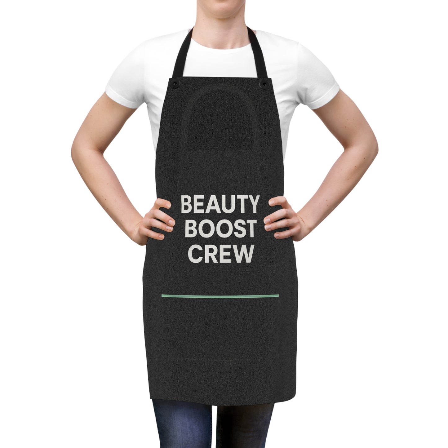 Stylist Apron “Beauty Boost Crew” – Grembiule idrorepellente unisex