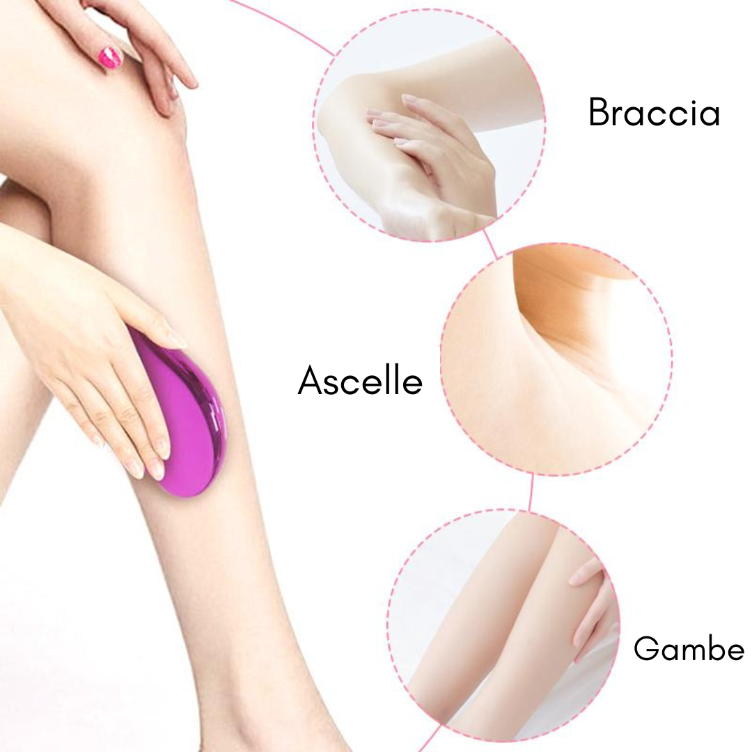 Crystal Hair Eraser – Depilatore Indolore in Nanocristalli