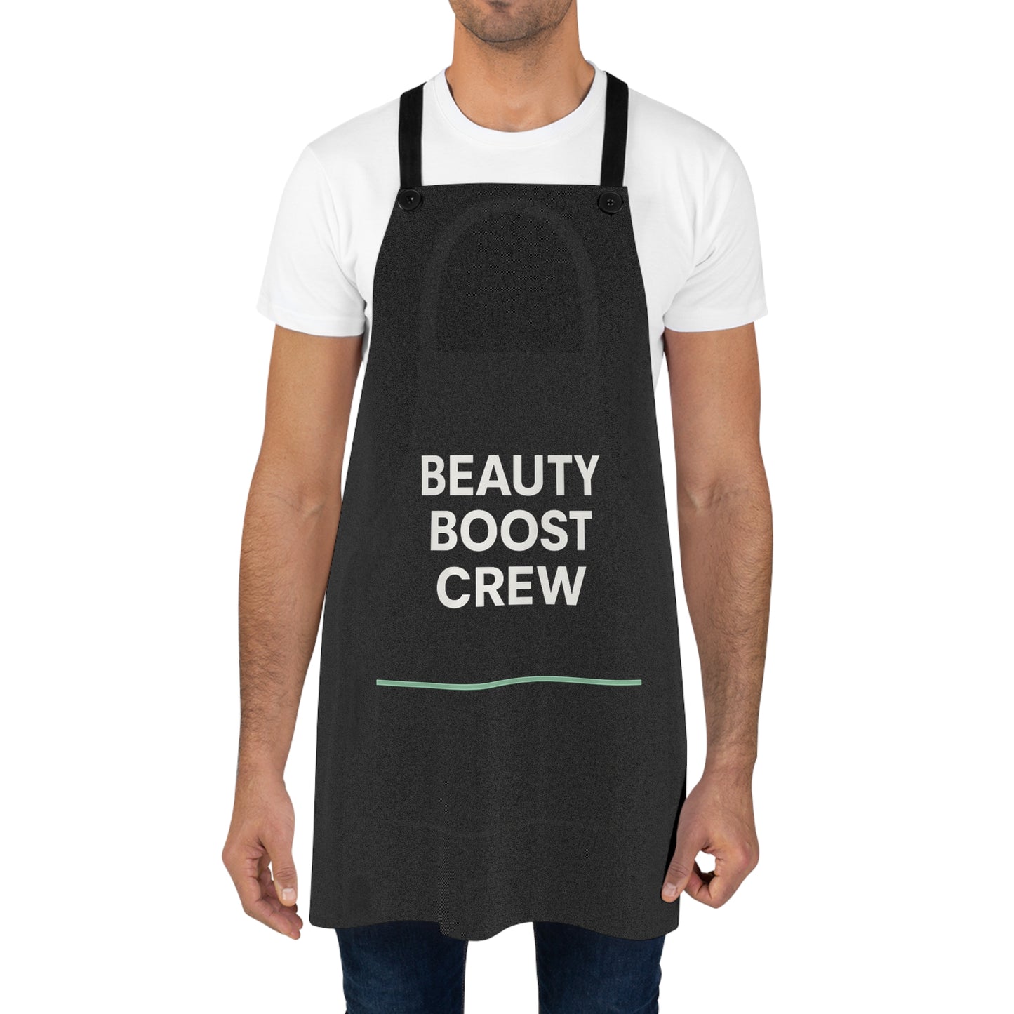 Stylist Apron “Beauty Boost Crew” – Grembiule idrorepellente unisex