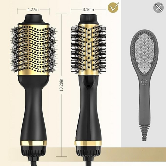 Spazzola Asciugacapelli 2 in 1 – Asciuga, Liscia e Dona Volume in un Solo Passaggio