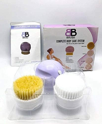 SPAZZOLA MASSAGGIANTE 4 IN 1 PER PELLE SECCA SCRUB COMPLETE BODY CARE SYSTEM BRUSH