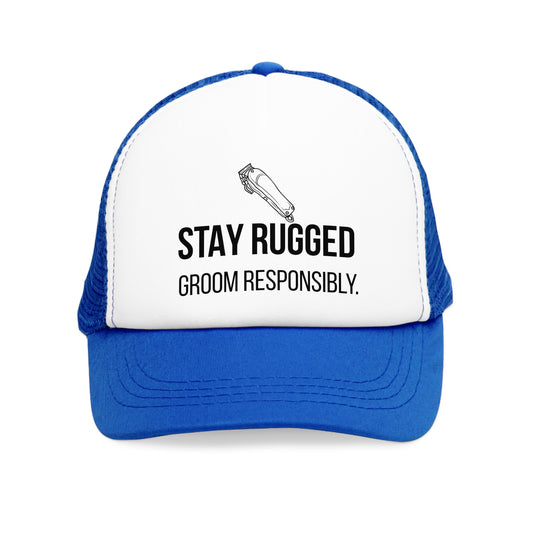 Cappellino Trucker "Stay Rugged" – Stile Urban Grooming