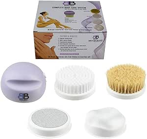 SPAZZOLA MASSAGGIANTE 4 IN 1 PER PELLE SECCA SCRUB COMPLETE BODY CARE SYSTEM BRUSH