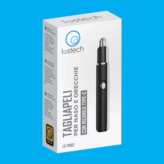 Tagliapeli Naso e Orecchie con Ricarica Type-C - LOSTECH PREMIUM LS