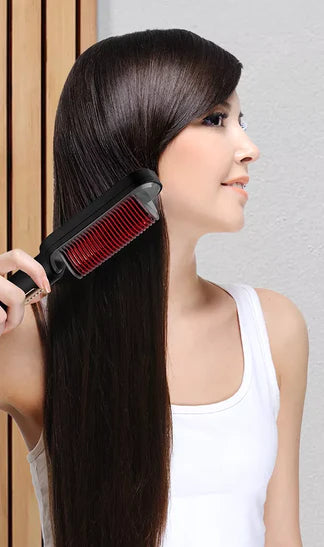 LOSTECH PREMIUM LS-SC210B – Pettine Lisciante per Capelli (Nero)