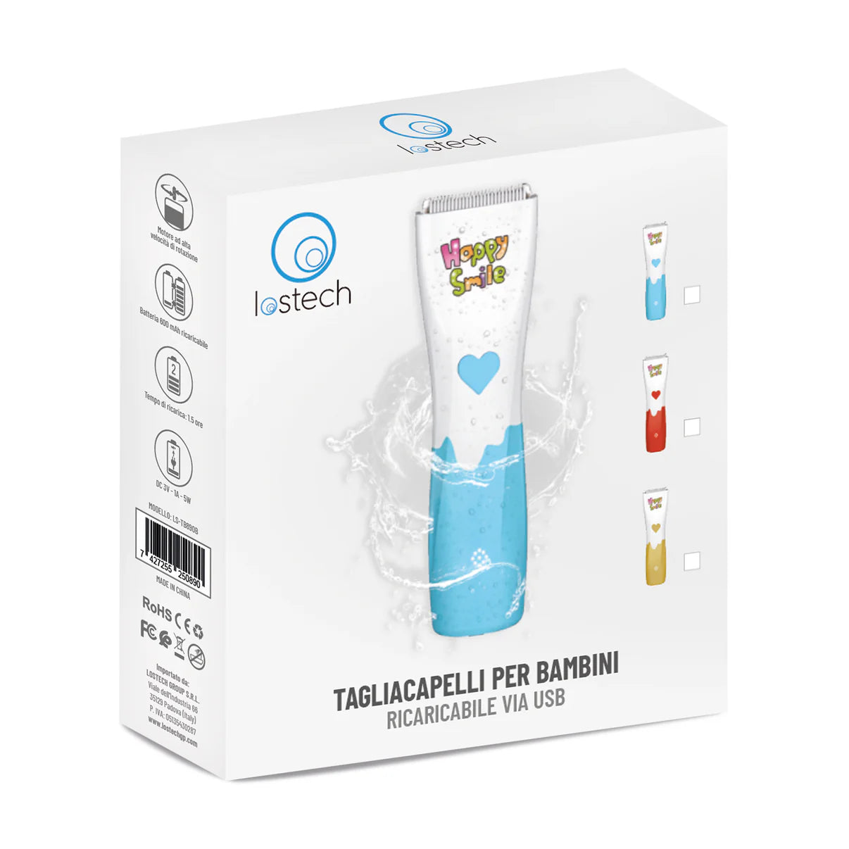 TAGLIACAPELLI PER BAMBINI - LOSTECH LS-TB890B