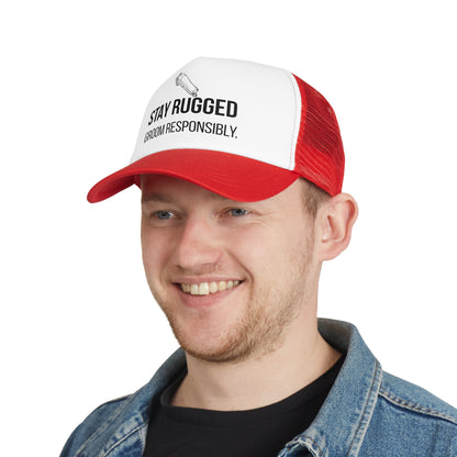 Cappellino Trucker "Stay Rugged" – Stile Urban Grooming