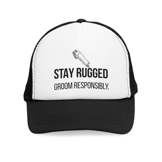 Cappellino Trucker "Stay Rugged" – Stile Urban Grooming
