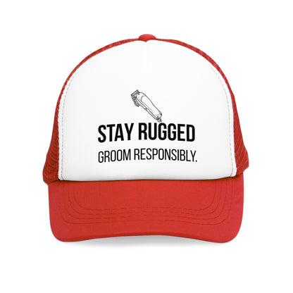 Cappellino Trucker "Stay Rugged" – Stile Urban Grooming