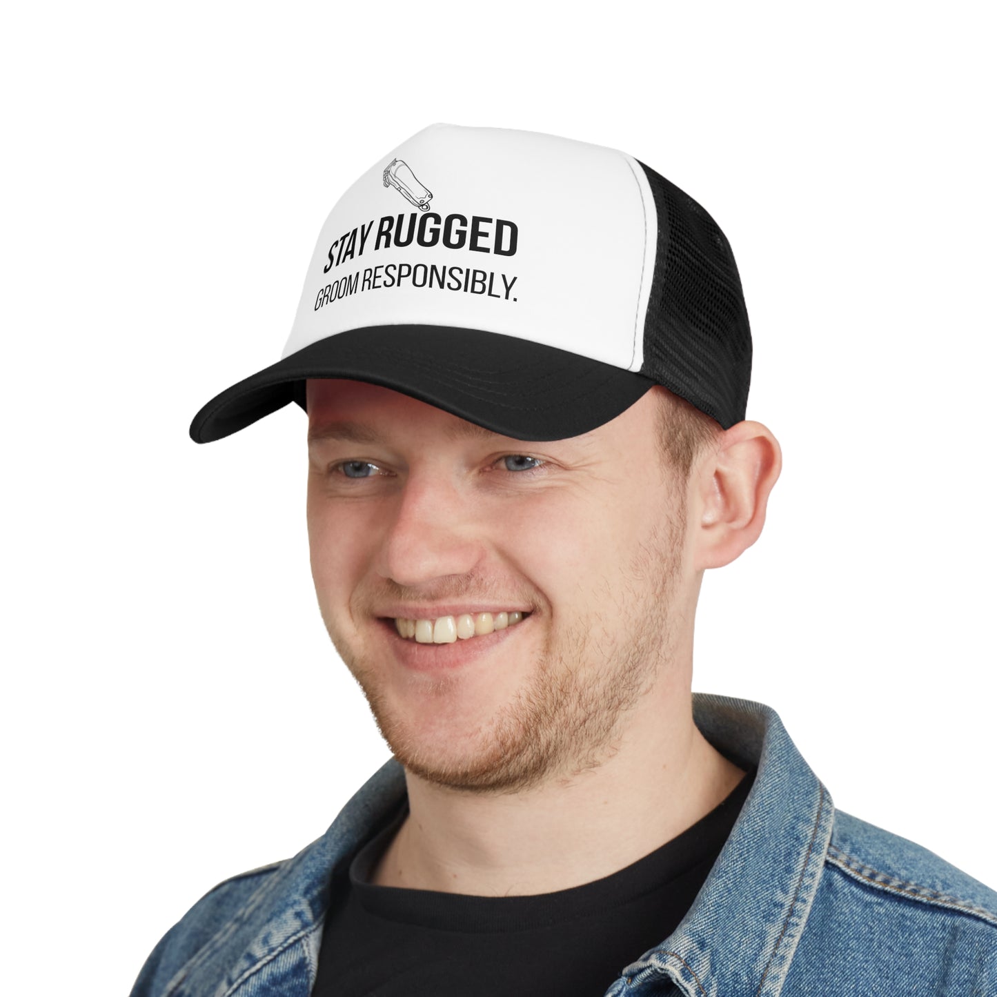 Cappellino Trucker "Stay Rugged" – Stile Urban Grooming